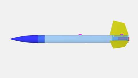 Cherokee BT-70 Upscale Model Rocket Kit – 29mm Power | SpaceCAD Design