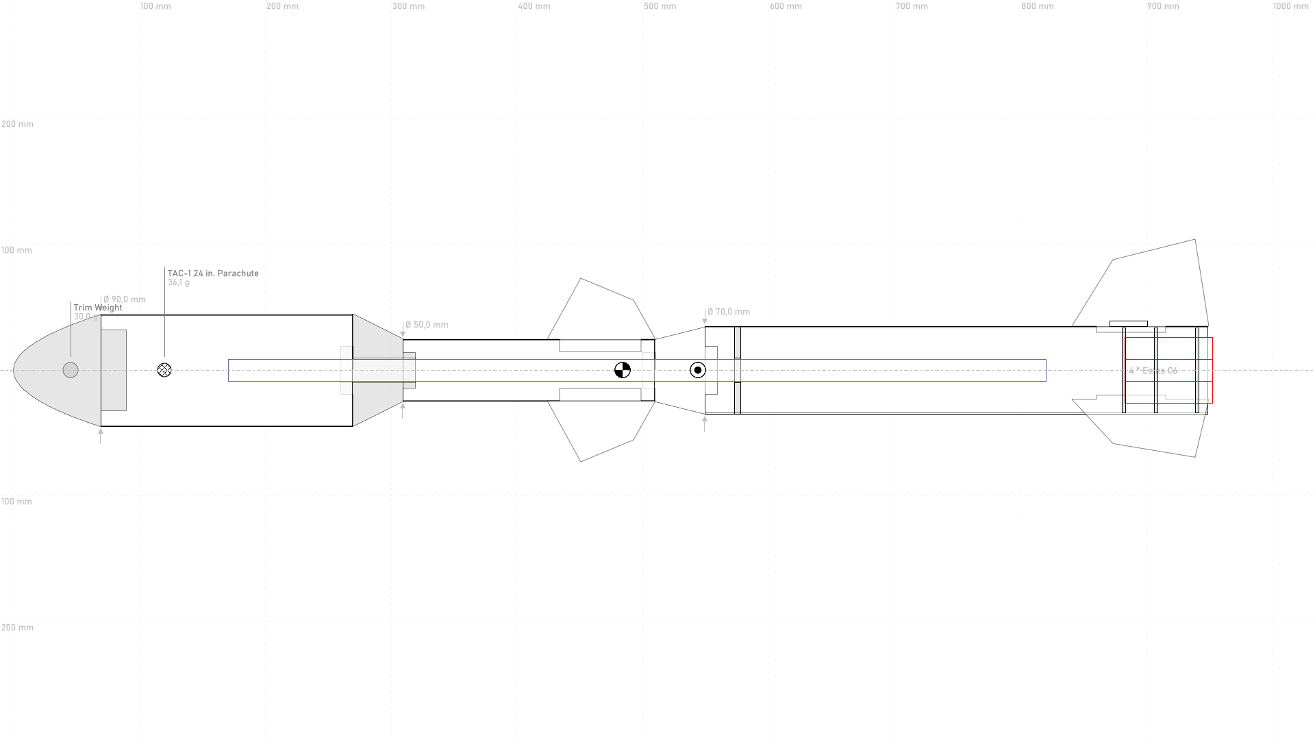 Elaine Model Rocket – Cluster Payload Rocket for Sport Flying ...